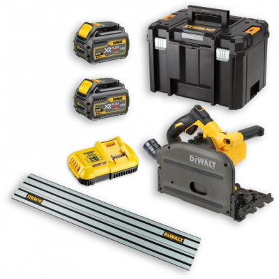 DeWALT DCS520T2R Aku ponorná píla FLEXVOLT 54 V, vrátane vodiacej lišty