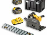 DeWALT DCS520T2R Aku ponorná píla FLEXVOLT 54 V, vrátane vodiacej lišty