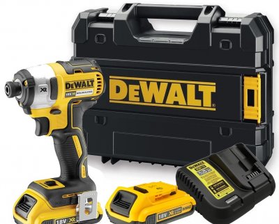 DeWALT DCF887D2 Aku bezuhlíkový rázový uťahovač 18 V - 1/4"