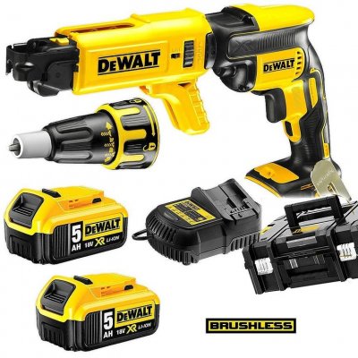 DeWALT DCF620P2K Aku sadrokartonársky skrutkovač 18 V, 5 Ah