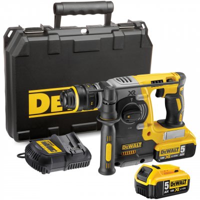 DeWALT DCH273P2 Aku bezuhlíkové kombinované kladivo 18 V, 5 Ah