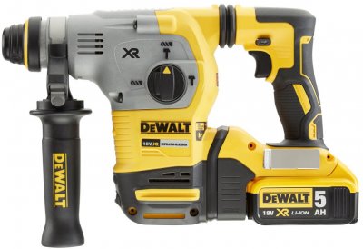 DeWALT DCH283NT Aku bezuhlíkové kombinované kladivo 18 V, 5 Ah, bez akumulátora