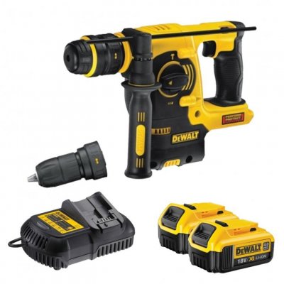 DeWALT DCH254M2 Aku kladivo kombinované 18 V, 4 Ah, s rýchloupínacím skľučovadlom