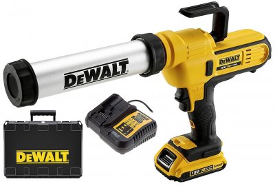DeWALT DCE571D1 Aku výtlačná pištoľ 400 ml, 18 V