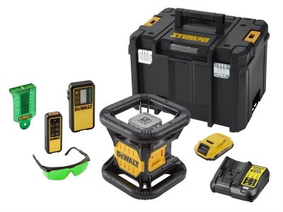DeWALT DCE079D1G Aku rotačný laser zelený 18 V, 2 Ah
