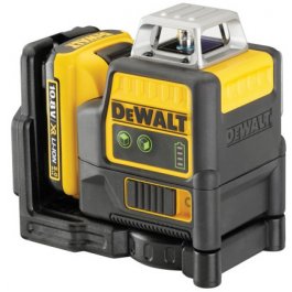 DeWALT DCE0811D1G Aku laserový kríž 2  x 360°, zelený lúč, 10,8 V