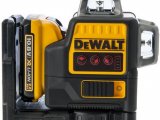 DeWALT DCE089LR Aku laserový kríž červený,  s adaptérom