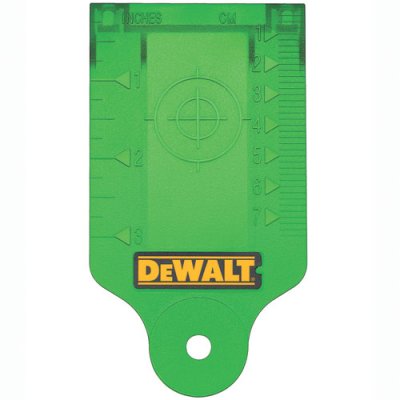 DeWALT DE0730G Zameriavacia karta pre zelené lasery