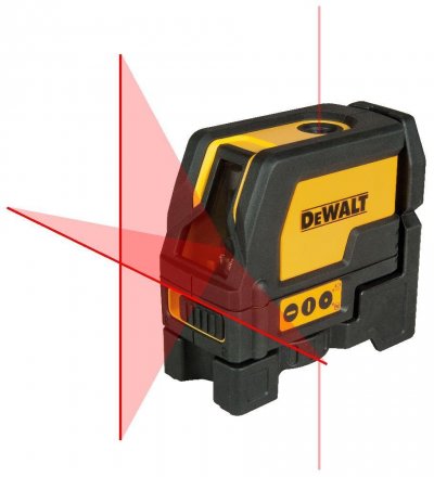 DeWALT DW0822 Laserový kríž s olovnicou