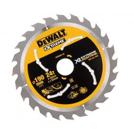 DeWALT DT99562 XR FLEXVOLT pílový kotúč 190 x 30 mm, 24 zubov