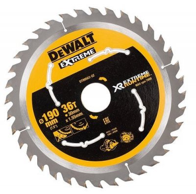 DeWALT DT99563 XR FLEXVOLT pílový kotúč 190 x 30 mm, 36 zubov
