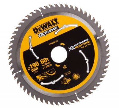 DeWALT DT99564 XR FLEXVOLT pílový kotúč 190 x 30 mm, 60 zubov