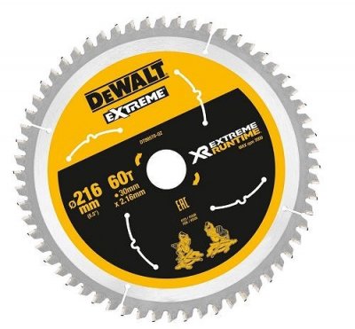 DeWALT DT99570 XR FLEXVOLT pílový kotúč 216 x 30 mm, 60 zubov