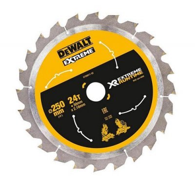 DeWALT DT99571 XR FLEXVOLT pílový kotúč 250 x 30 mm, 24 zubov