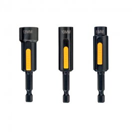 DeWALT DT7460 3-dielna súprava čistiteľných skrutkovacích nástavcov 8, 10, 13 x 75 mm