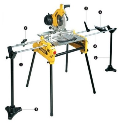 DeWALT DE3474 Výškovo prestaviteľný stojan pre pílu DW743N