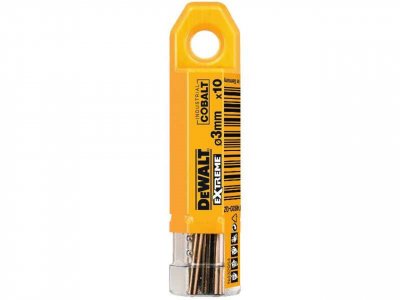 DeWALT DT4920 Vrtáky do kovu  EXTREME HSS-E COBALT 3 x 61 mm, 10 ks