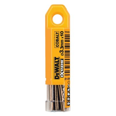 DeWALT DT4922 Vrtáky do kovu  EXTREME HSS-E COBALT 3,3 x 65 mm, 10 ks
