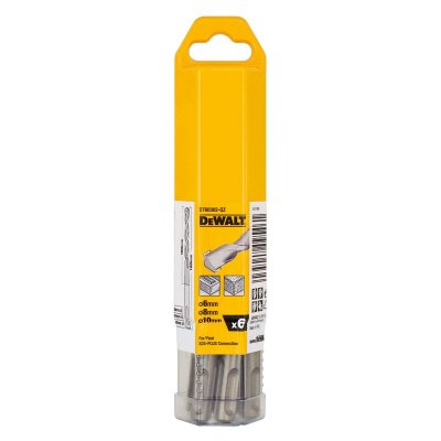 DeWALT DT60302 6- dielna súprava príklepových vrtákov SDS Plus