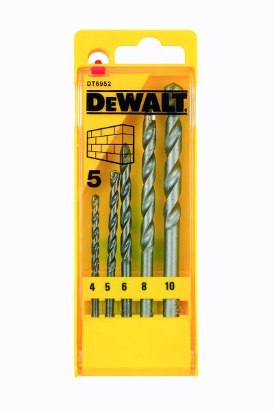 DeWALT DT6952 5-dielna sada vrtákov do betónu