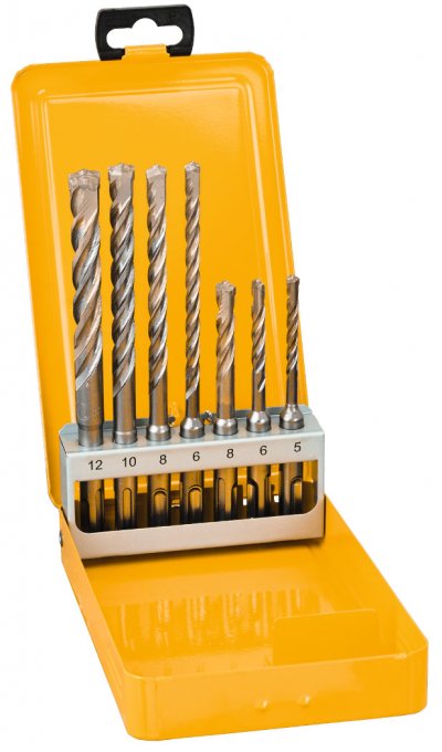 DeWALT DT9701 7- dielna súprava príklepových vrtákov SDS Plus EXTREME