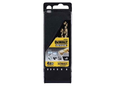 DeWALT DT4956 6-dielna sada vrtákov do kovu HSS-Co