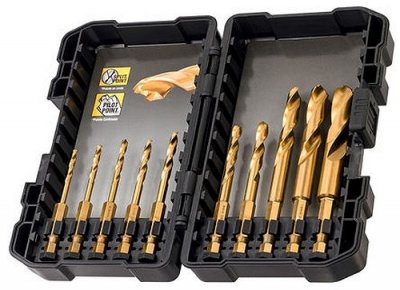 DeWALT DT50050 10-dielna sada vrtákov do kovu HSS-TIN EXTREME IMPACT