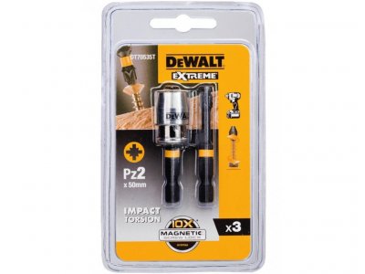 DeWALT DT70535T Skrutkovacie nástavce Pz2 x 50 mm + magnetický krúžok