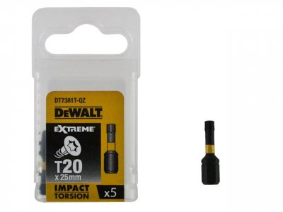 DeWALT DT7381T Skrutkovacie nástavce EXTREME T20 x 25 mm