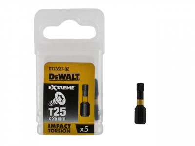DeWALT DT7382T Skrutkovacie nástavce EXTREME T25 x 25 mm
