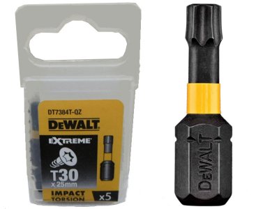 DeWALT DT7384T Skrutkovacie nástavce EXTREME T30 x 25 mm