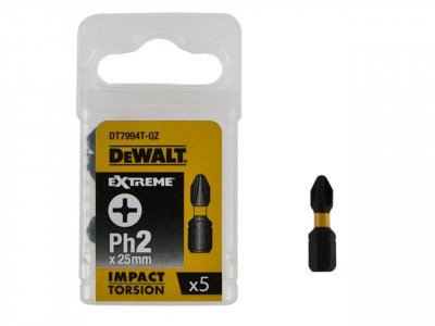DeWALT DT7994T Skrutkovacie nástavce EXTREME Ph2 x 25 mm
