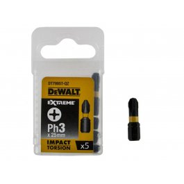 DeWALT DT7995T Skrutkovacie nástavce EXTREME Ph3 x 25 mm