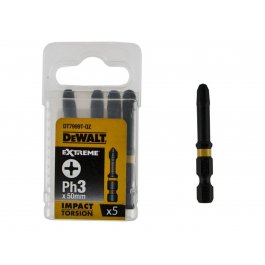 DeWALT DT7999T Skrutkovacie nástavce EXTREME Ph3 x 50 mm