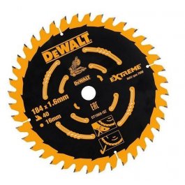DeWALT DT1668 Špeciálny pílový kotúč EXTREME, ø 184 mm, 40 zubov