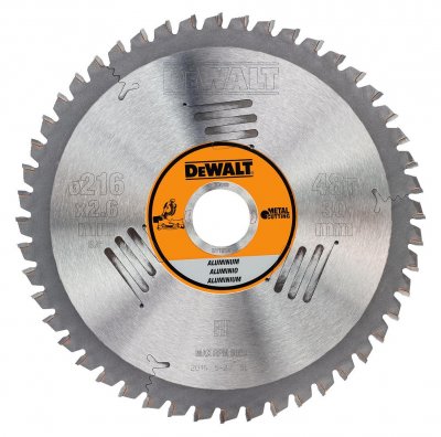 DeWALT DT1914 Pílový kotúč na kov, ø 216 mm, 48 zubov