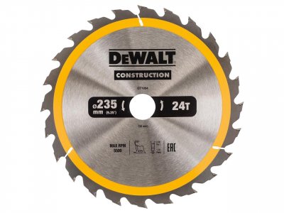 DeWALT DT1954 Pílový kotúč CONSTRUCTION, ø 235 mm, 24 zubov
