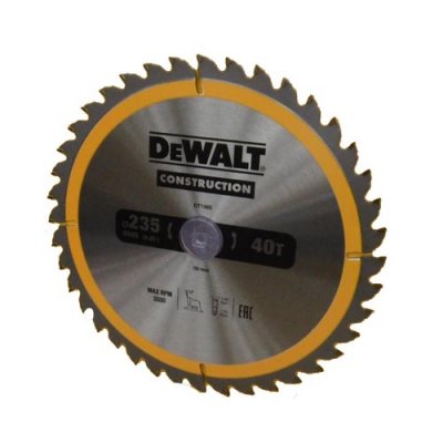 DeWALT DT1955 Pílový kotúč CONSTRUCTION, ø 235 mm, 40 zubov