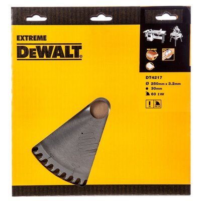 DeWALT DT4217 Pílový kotúč EXTREME do dreva, ø 250 mm, 60 zubov
