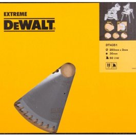 DeWALT DT4351 Pílový kotúč, ø 250 mm, 60 zubov