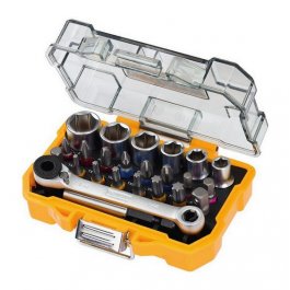 DeWALT DT71516 24-dielna sada skrutkovacích nástavcov
