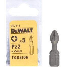 DeWALT DT7212 Skrutkovacie nástavce TORSION Pz2 x 25 mm