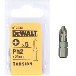 DeWALT DT7232 Skrutkovacie nástavce TORSION Ph2 x 25 mm