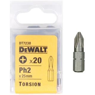 DeWALT DT7238 Skrutkovacie nástavce TORSION Ph2 x 25 mm