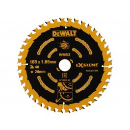 DeWALT DT10301 Pílový kotúč EXTREME,165 x 20 mm, 40 zubov
