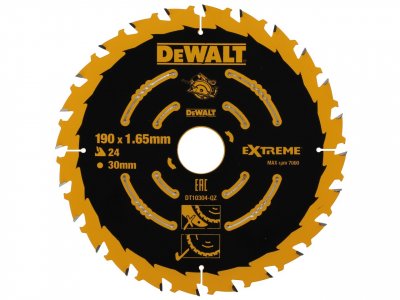 DeWALT DT10304 Pílový kotúč EXTREME,190 x 30 mm, 24 zubov
