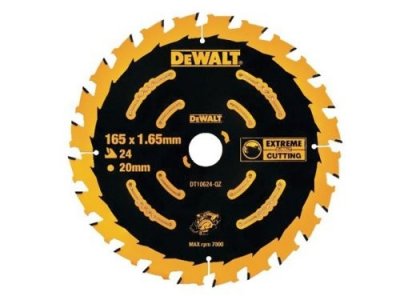 DeWALT DT10624 Pílový kotúč EXTREME, 165 x 20 mm, 24 zubov