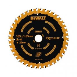 DeWALT DT10640 Pílový kotúč EXTREME, 165 x 20 mm, 40 zubov