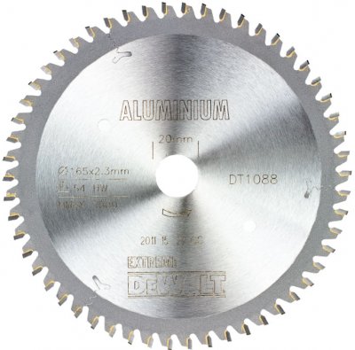 DeWALT DT1088 Pílový kotúč EXTREME, ø 165 x 20 mm, 54 zubov