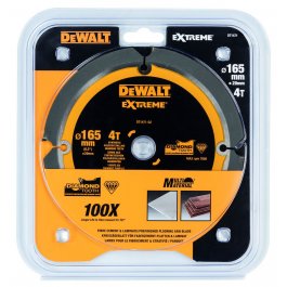 DeWALT DT1471 Rezný kotúč na cementovo-vláknité dosky, 165 x 20 mm, 4 zuby
